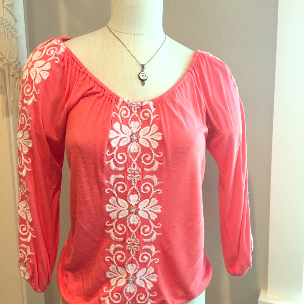 Boho peasant blouse